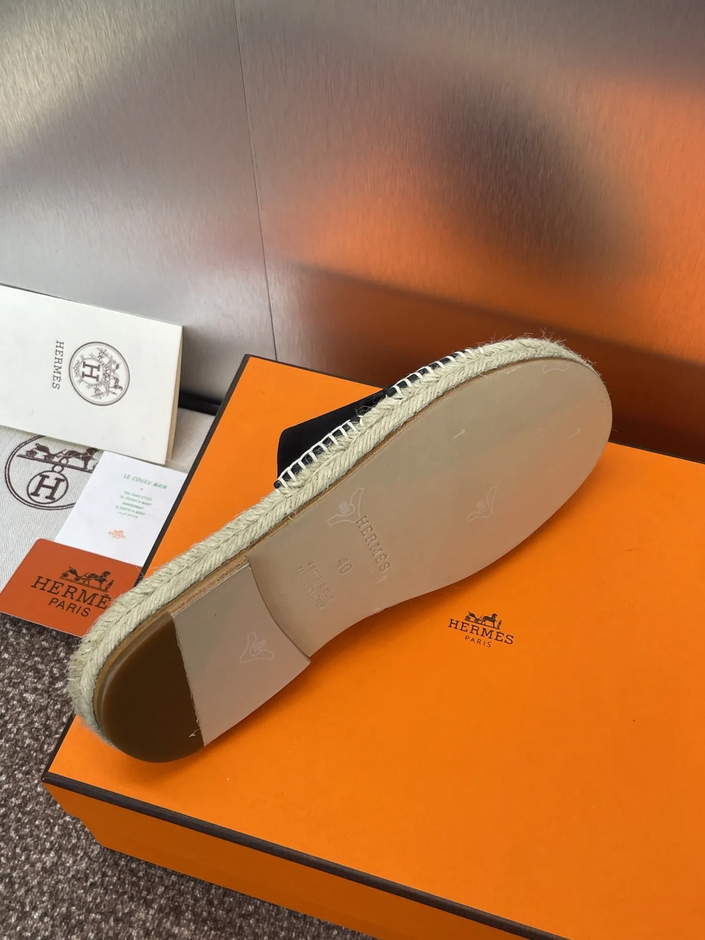 HM 25 Antigua Espadrilles Black Suede