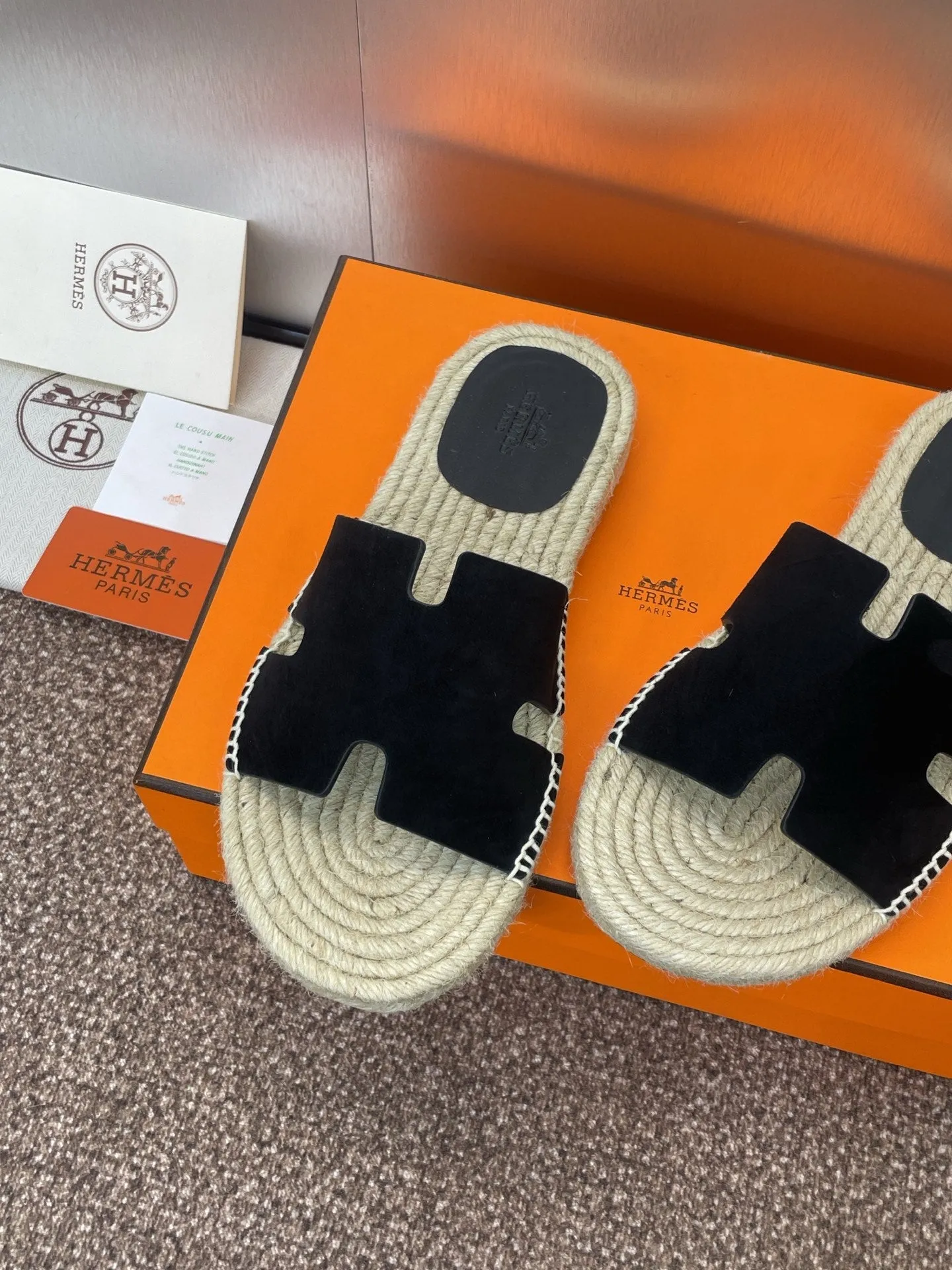 HM 25 Antigua Espadrilles Black Suede