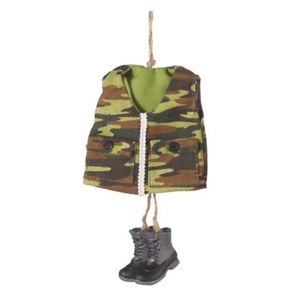 Hunting Vest Ornament, 2 choices
