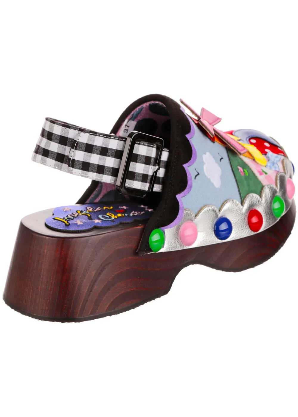 Irregular Choice Your Biggest Fan Windmills Clogs Black