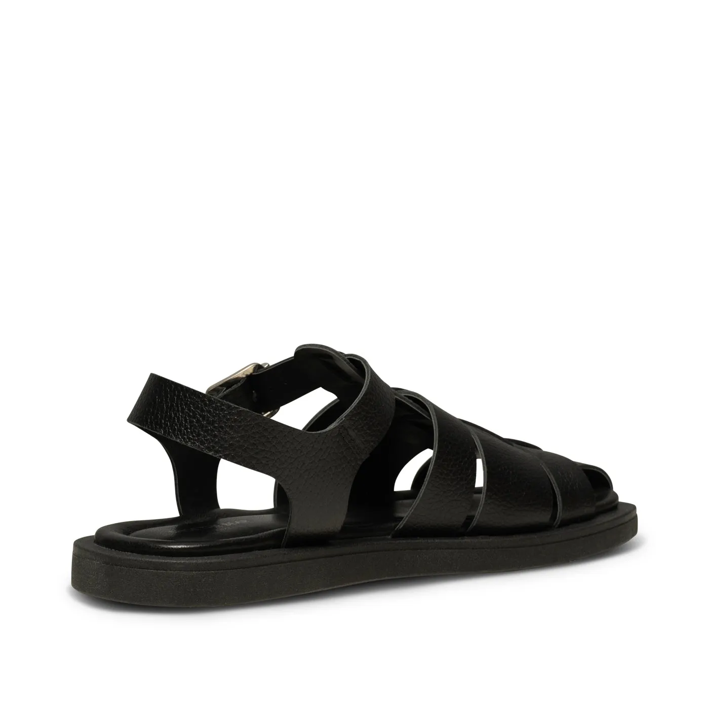 Krista fisherman læder - BLACK