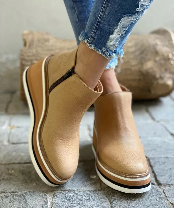 Leather Ankle Boots for Women