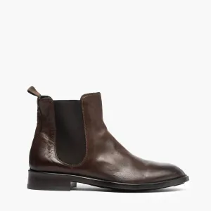 Luca | Men's Chelsea boots in dark brown