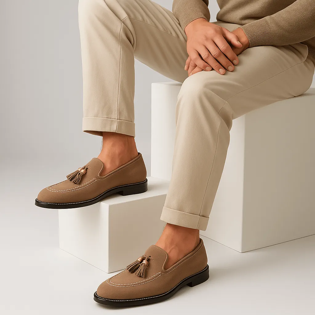 LumiNovi | The Suede Casual Loafers
