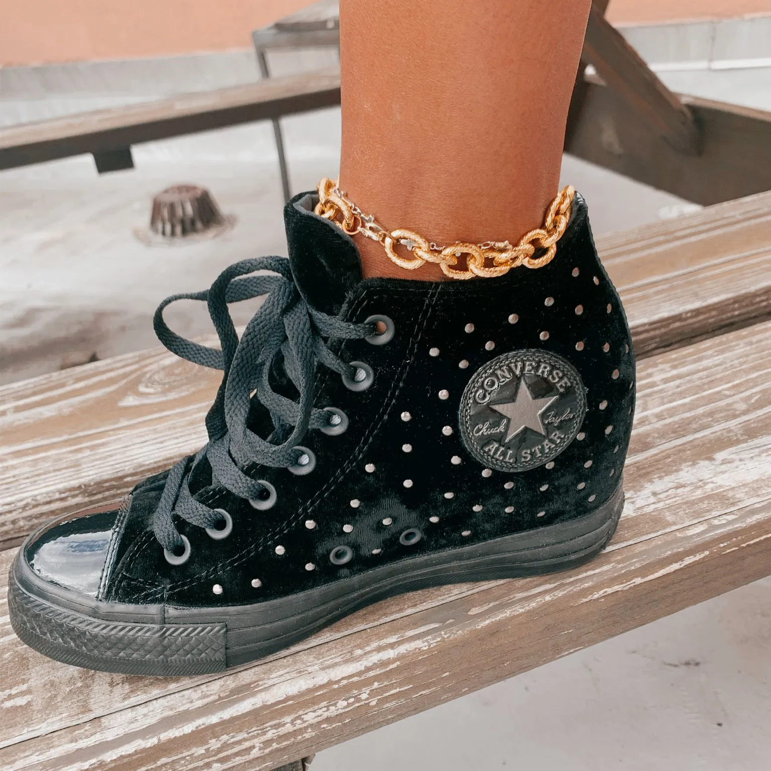 MARIA gold chain anklet