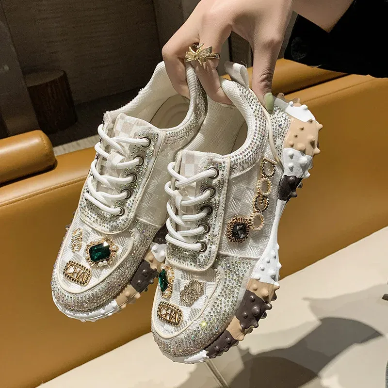 Maritza® | Stylish Rhinestone Sneakers
