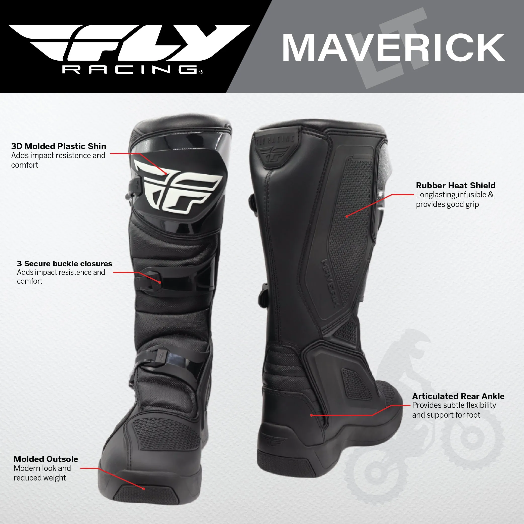 MAVERIK LT BOOT BLACK SZ 10