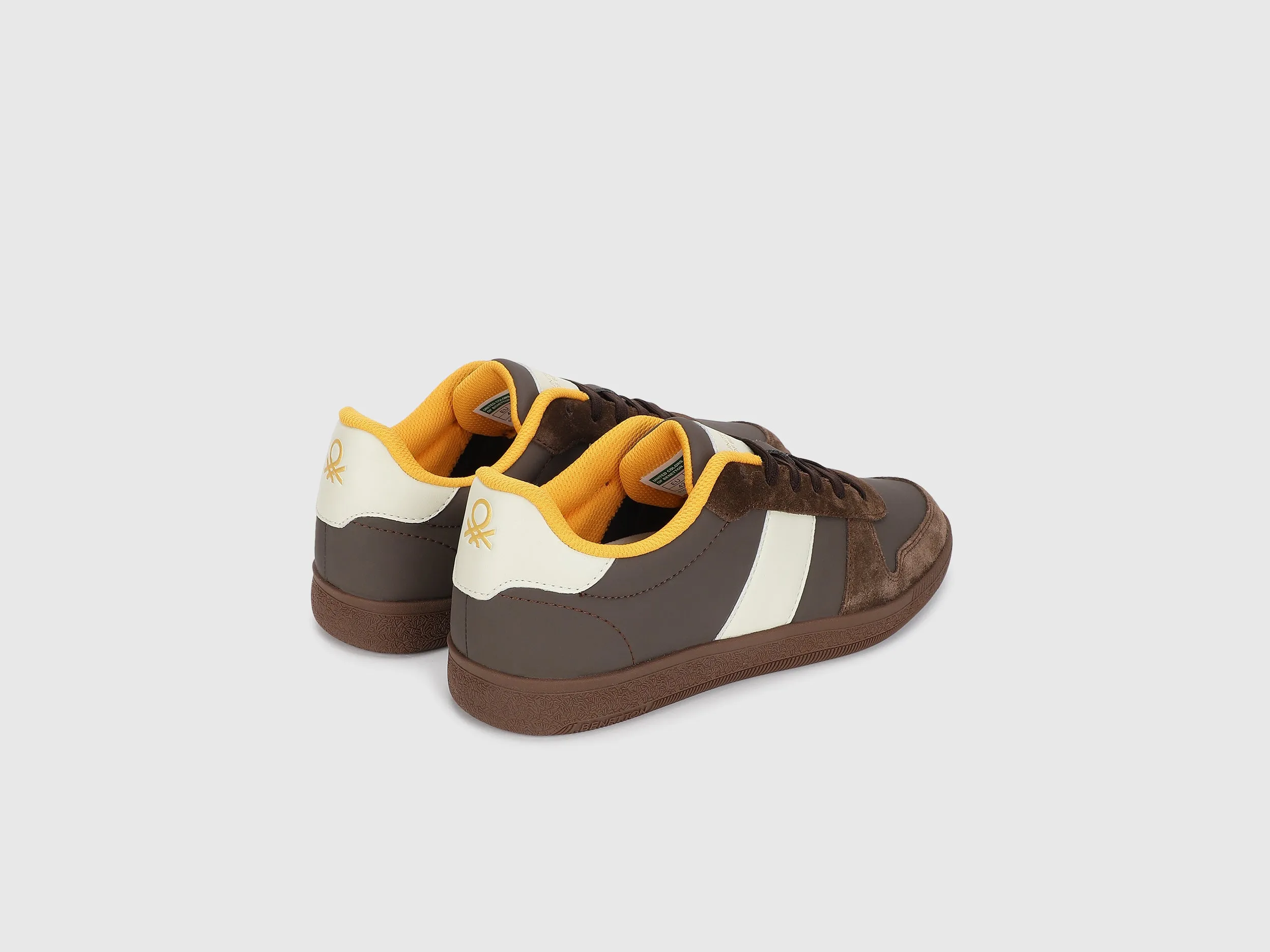 Men PU Colorblocked Sneakers
