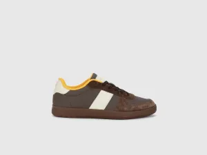 Men PU Colorblocked Sneakers