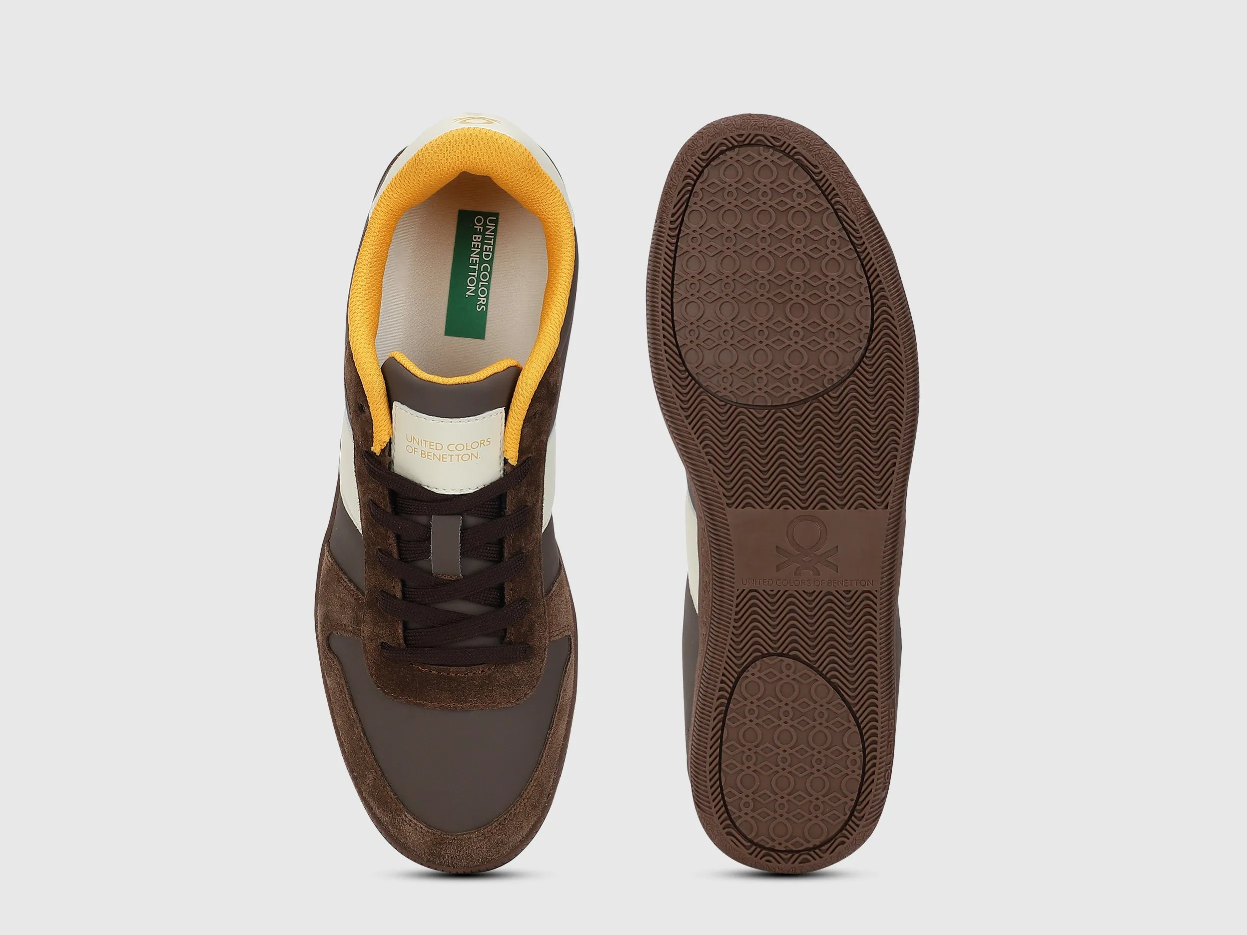 Men PU Colorblocked Sneakers