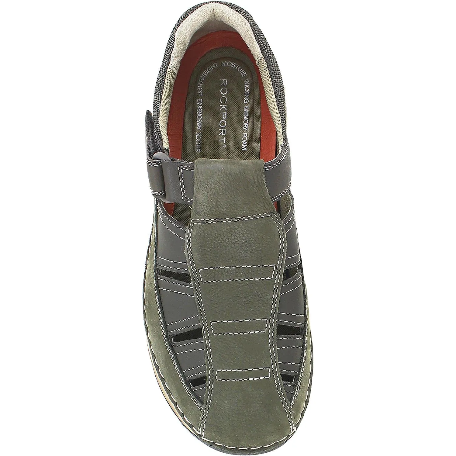 Men's Rockport RocSports Lite Five Fisherman Breen Leather