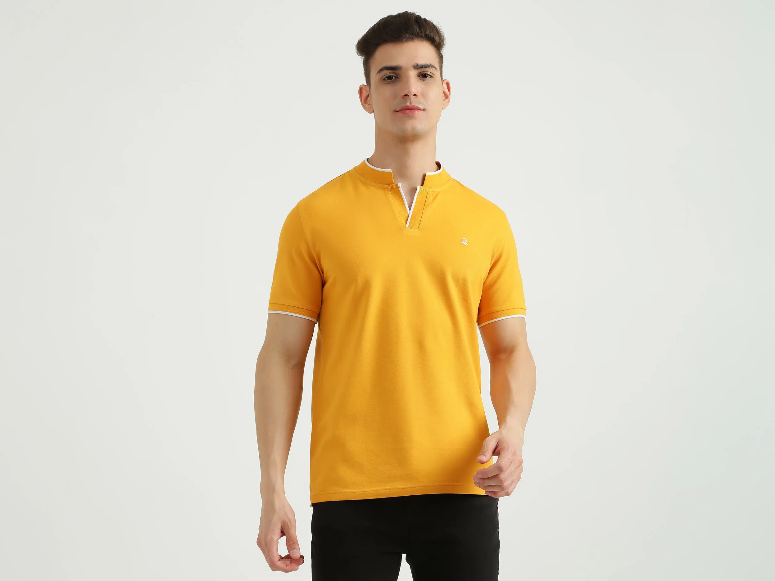 Mens Short Sleeve Tipping T-Shirt