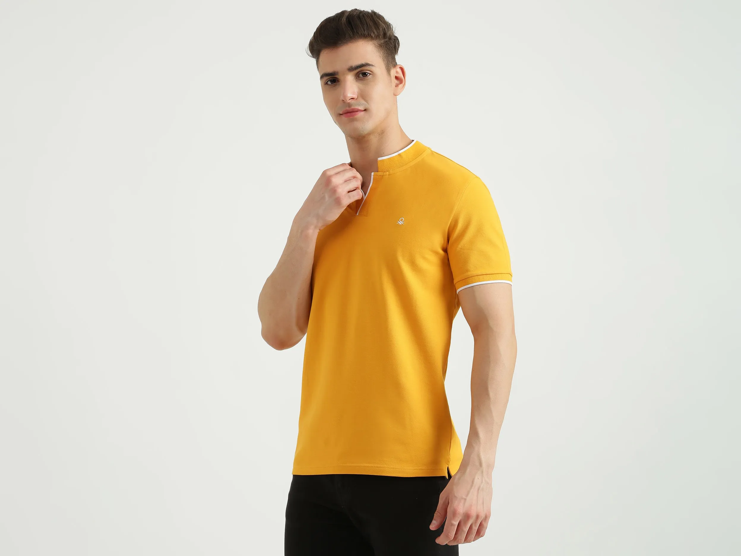 Mens Short Sleeve Tipping T-Shirt