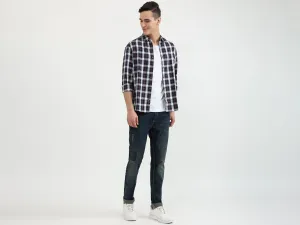 Mens Slim Fit Check Shirt