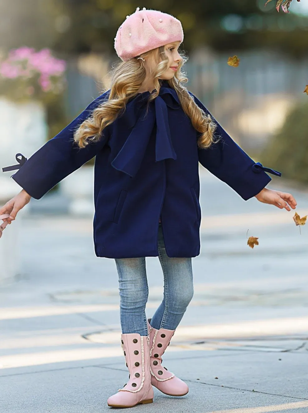 Military Style Lace Ruffle Trimmed Boots  By Liv and Mia