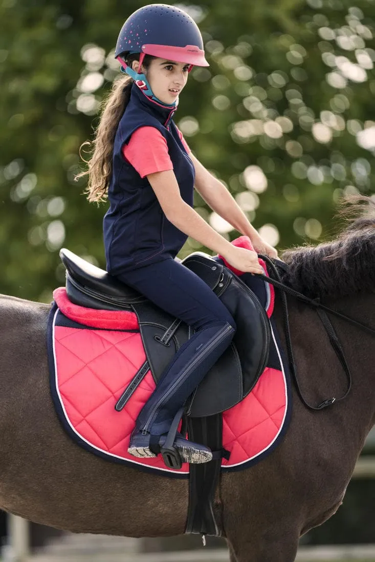Mini-chaps équitation mesh Enfant - 100 marine