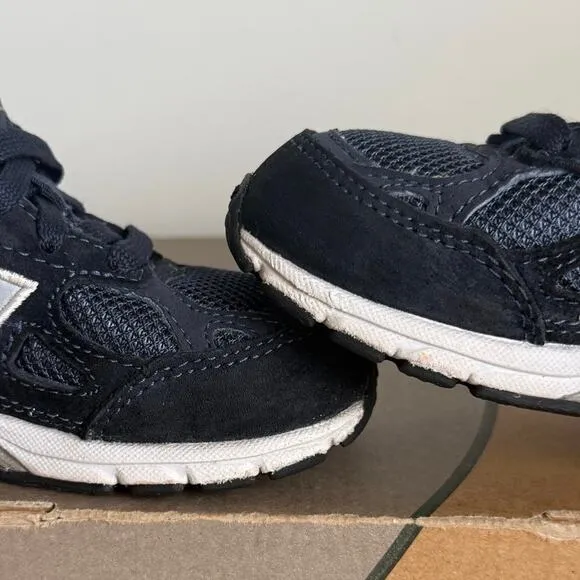 New Balance 990 Navy/White Toddler Sneakers- SZ 6 C