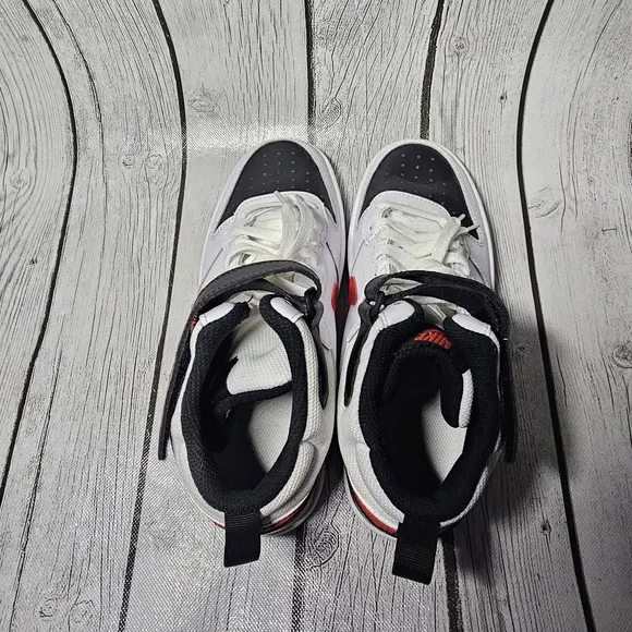 Nike Court Borough Mid 2 Red Black White Sneakers Size 6.5Y CD7782 New No Box