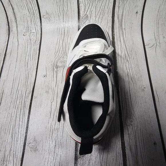 Nike Court Borough Mid 2 Red Black White Sneakers Size 6.5Y CD7782 New No Box