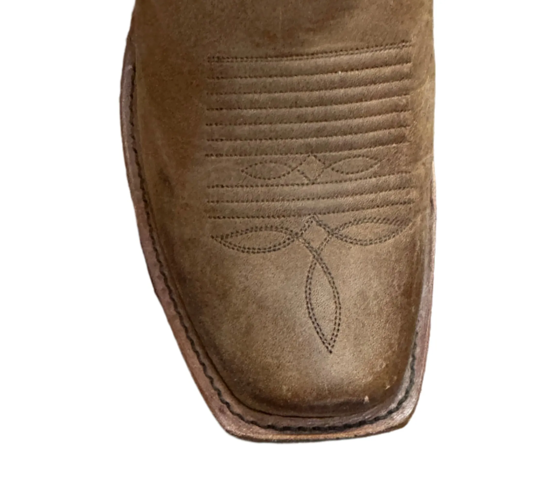 Nocona Men's Boots - Brown Distressed Cutter Toe