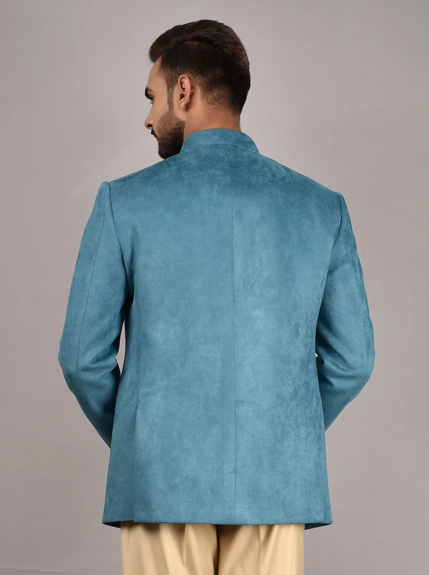 Olive Green Jodhpuri Suit | JadeBlue