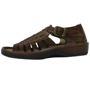 Omega cut out design strap  Sandal- Terracot