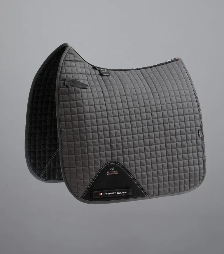 PEI Close Contact Dressage Saddle Pad (Grey)