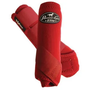 Professional's Choice VenTECH Elite Sports Medicine Boots-Crimson Red Rears