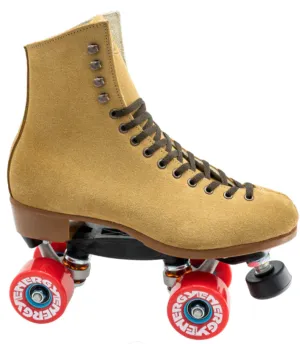 Riedell Zone 135 Tan w Energys and Adjustable Toe Stops
