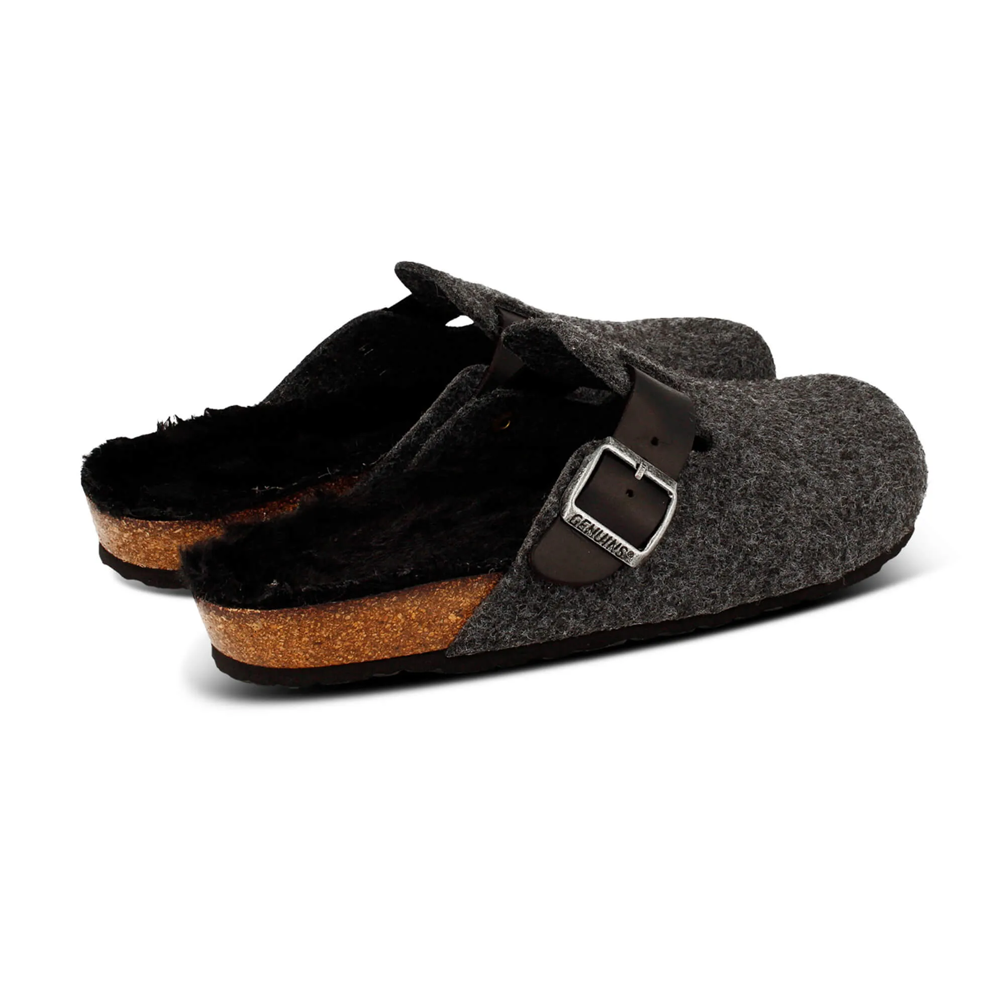 Riva Anthracite Clogs