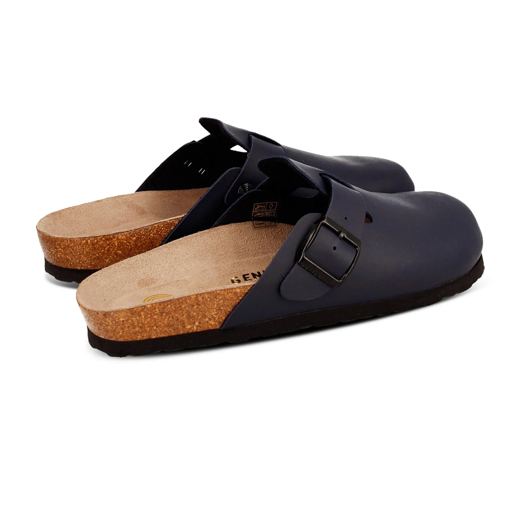 Riva Dark Navy Clogs