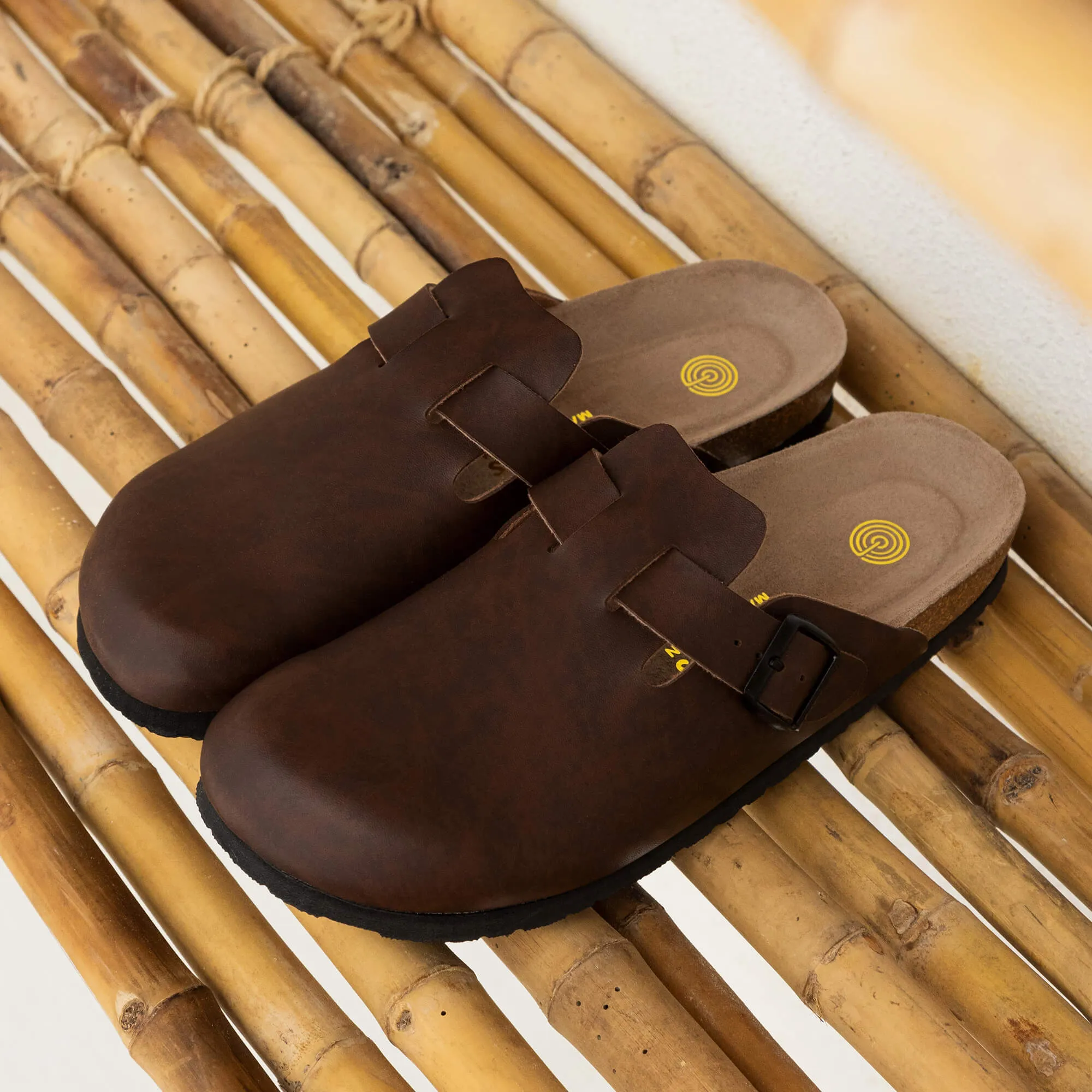 Riva Light Brown Clogs