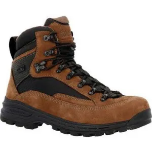 Rocky Men's Mtn Stalker Pro 6" Soft Toe WP Mountain Boot -Brown- RKS0643