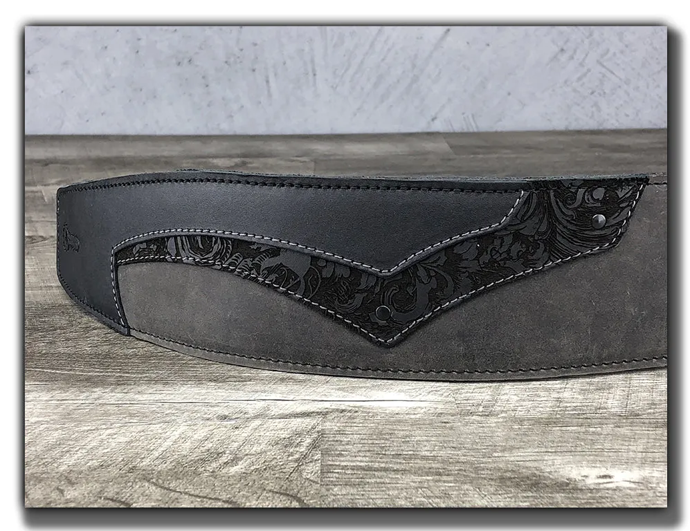 Shadowlands - TwoTone Leather Guitar Strap