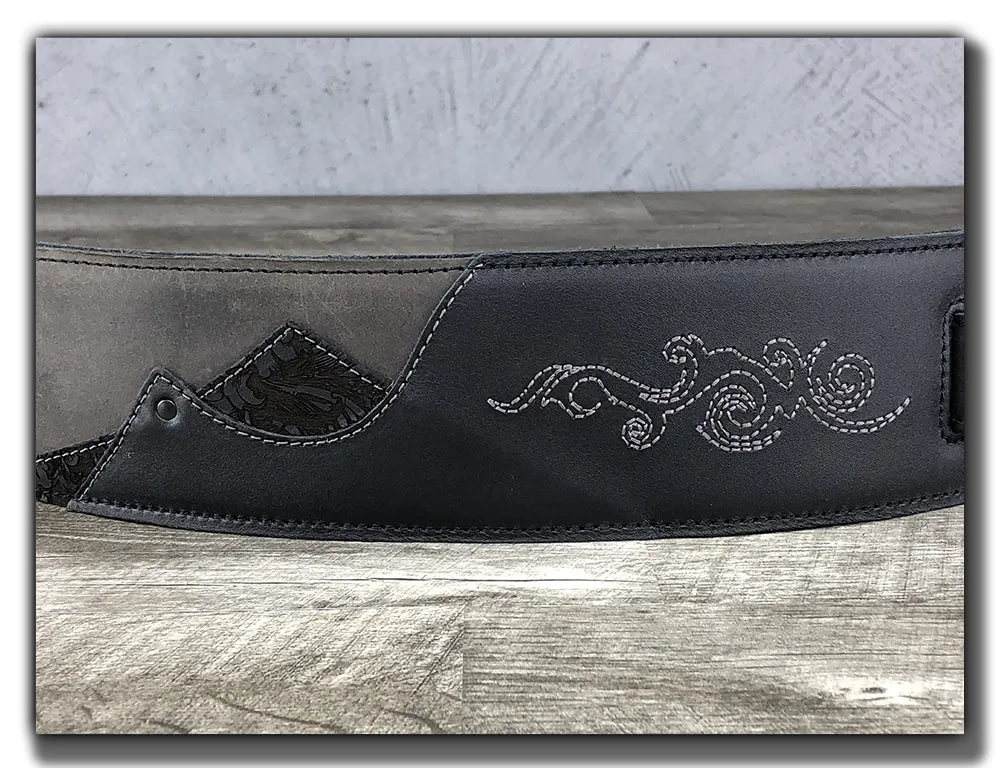 Shadowlands - TwoTone Leather Guitar Strap