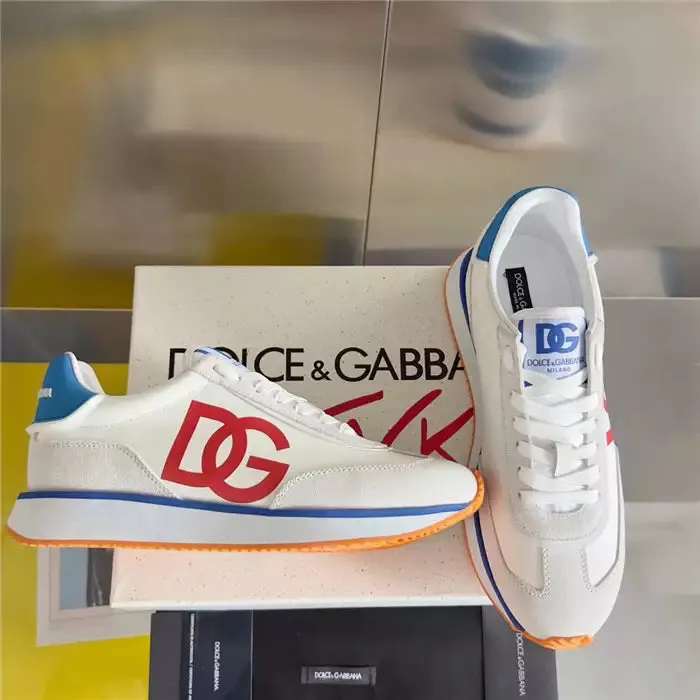 Sneakers Dolce & Gabbana Premium Quality Man A8801 White & Navy