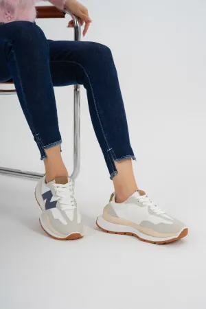 Sneakers Woman W-03/V027 White&Blue