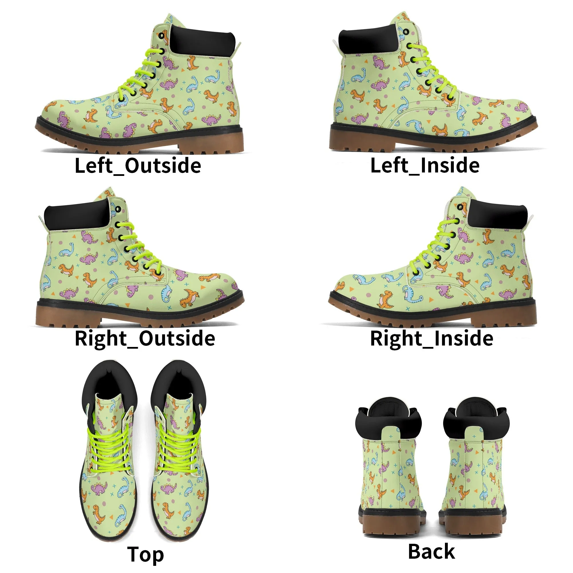 Stompasaurus Unisex Upgraded Leather Boots
