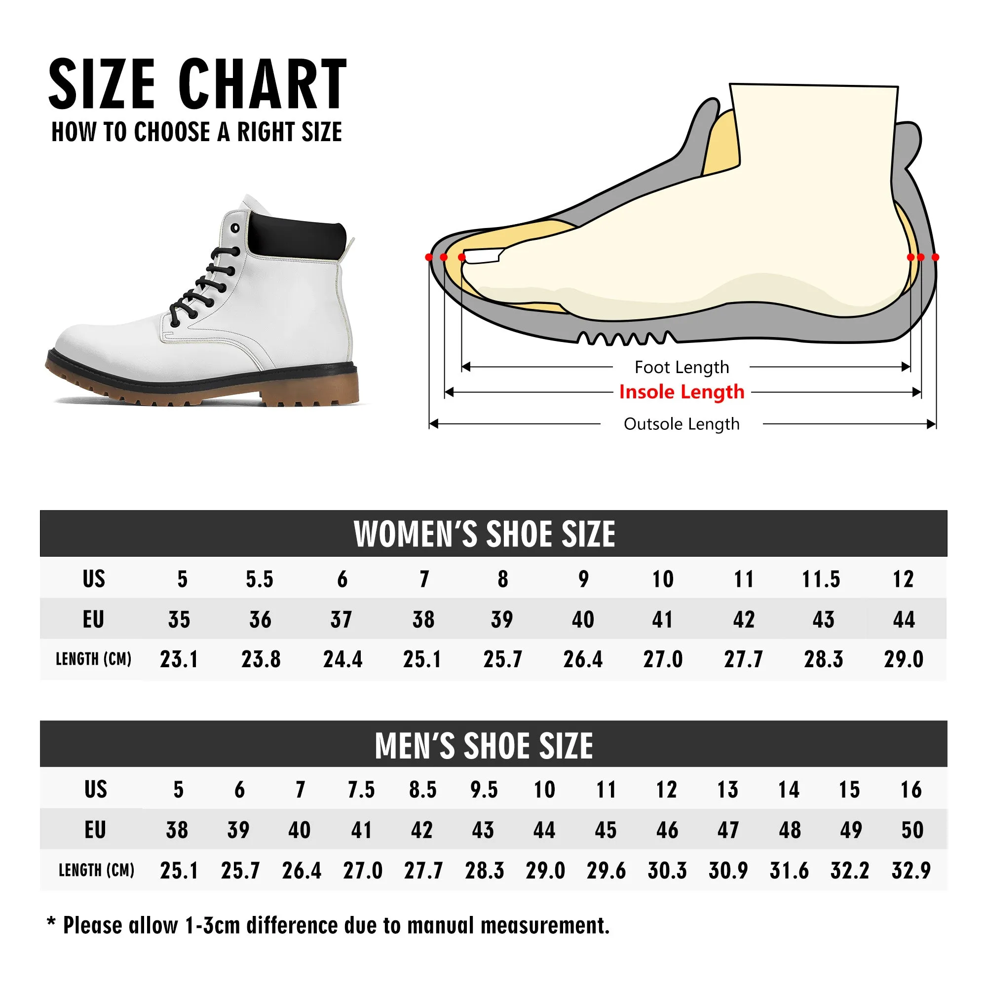 Stompasaurus Unisex Upgraded Leather Boots