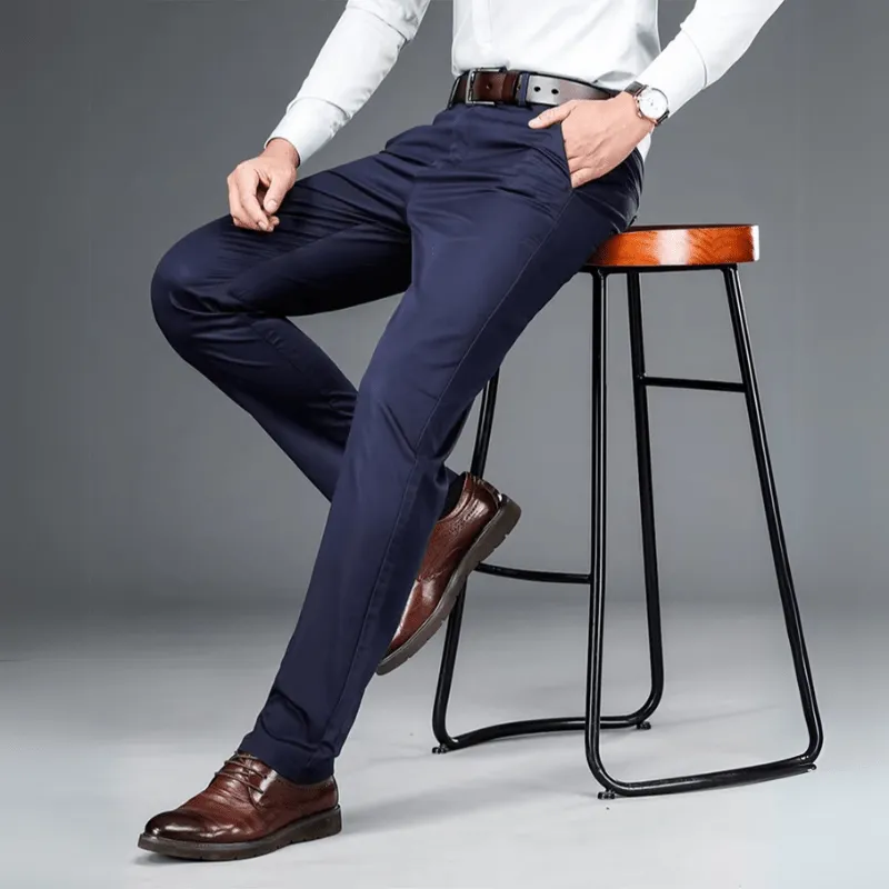 Tailored Trousers – Stretch Fabric – Office to Evening Look