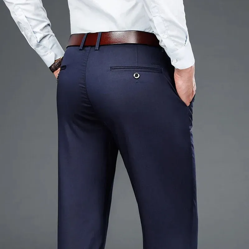 Tailored Trousers – Stretch Fabric – Office to Evening Look