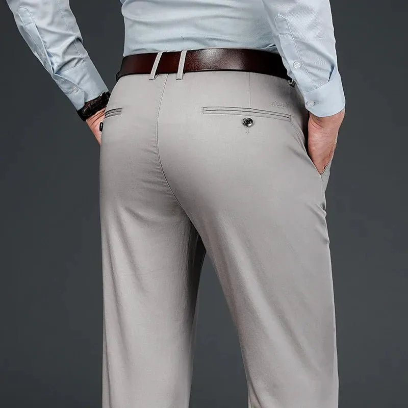 Tailored Trousers – Stretch Fabric – Office to Evening Look
