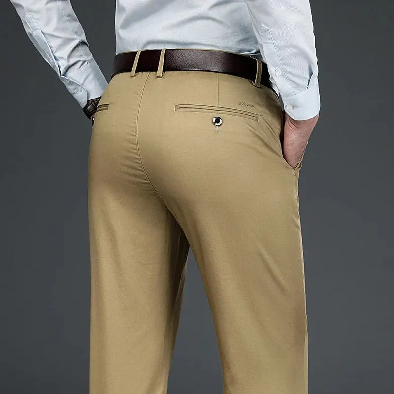 Tailored Trousers – Stretch Fabric – Office to Evening Look