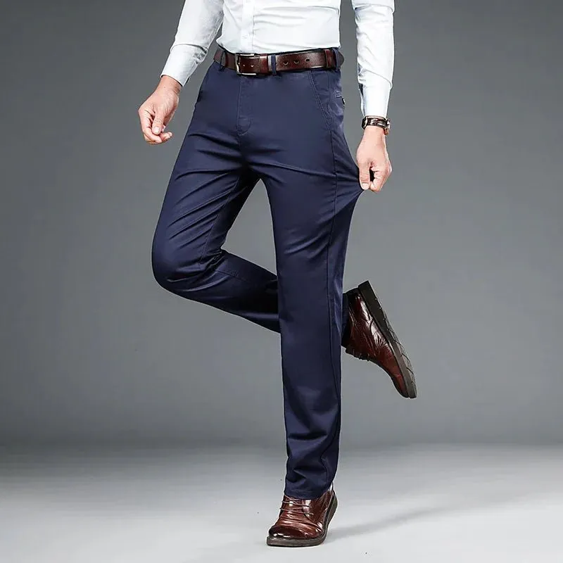Tailored Trousers – Stretch Fabric – Office to Evening Look