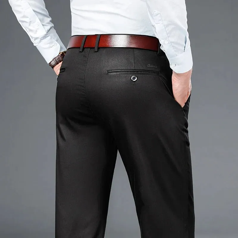 Tailored Trousers – Stretch Fabric – Office to Evening Look