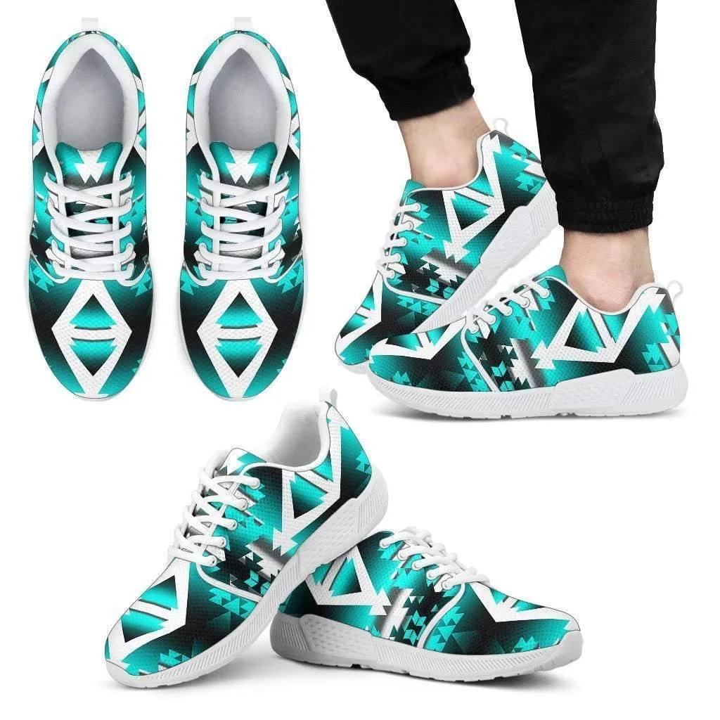 Teal Winter Camp Sopo Men's Athletic Sneakers White Sole