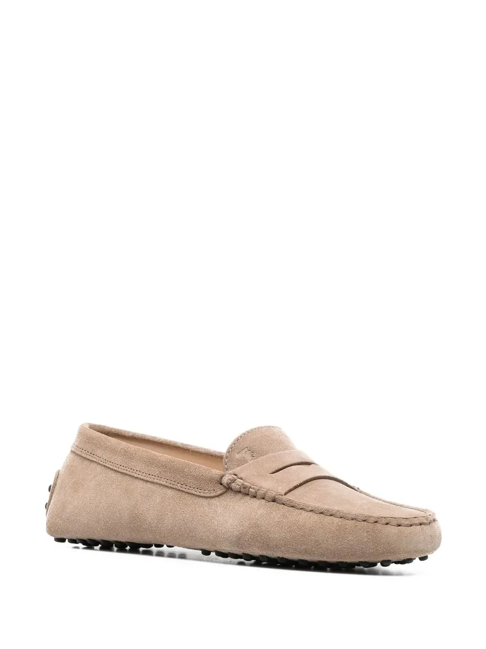 Tod's suede slip-on loafers
