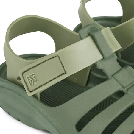 UK 4.5 Beau Two-Toned Green Sandals