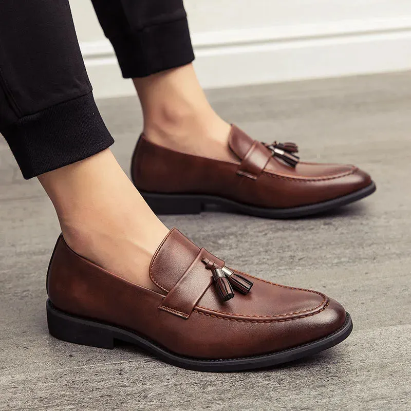UrbanStride Atmungsaktive Leder Loafers