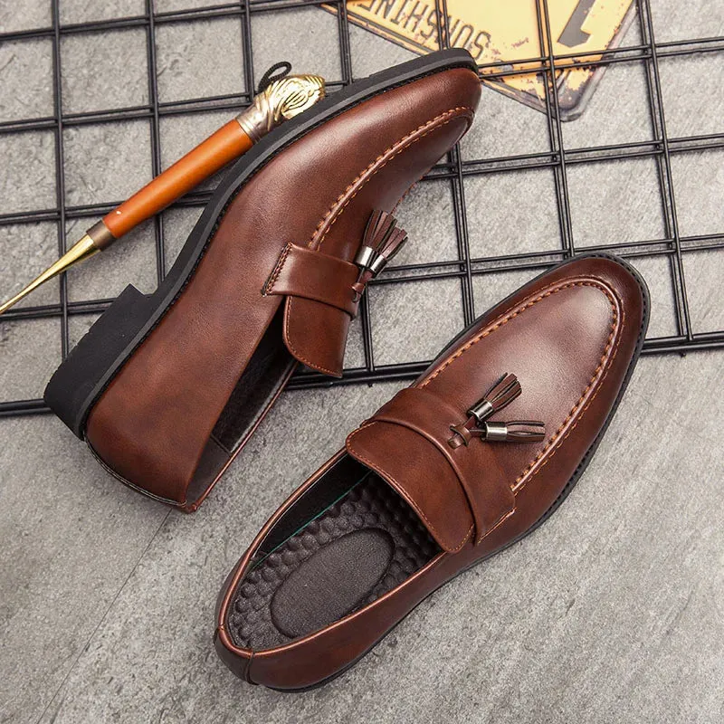 UrbanStride Atmungsaktive Leder Loafers